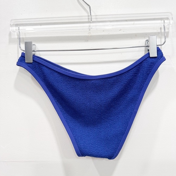 Good American Always Fits Good Waist Bikini Bottom Capri Blue Small/Medium - Picture 5 of 5